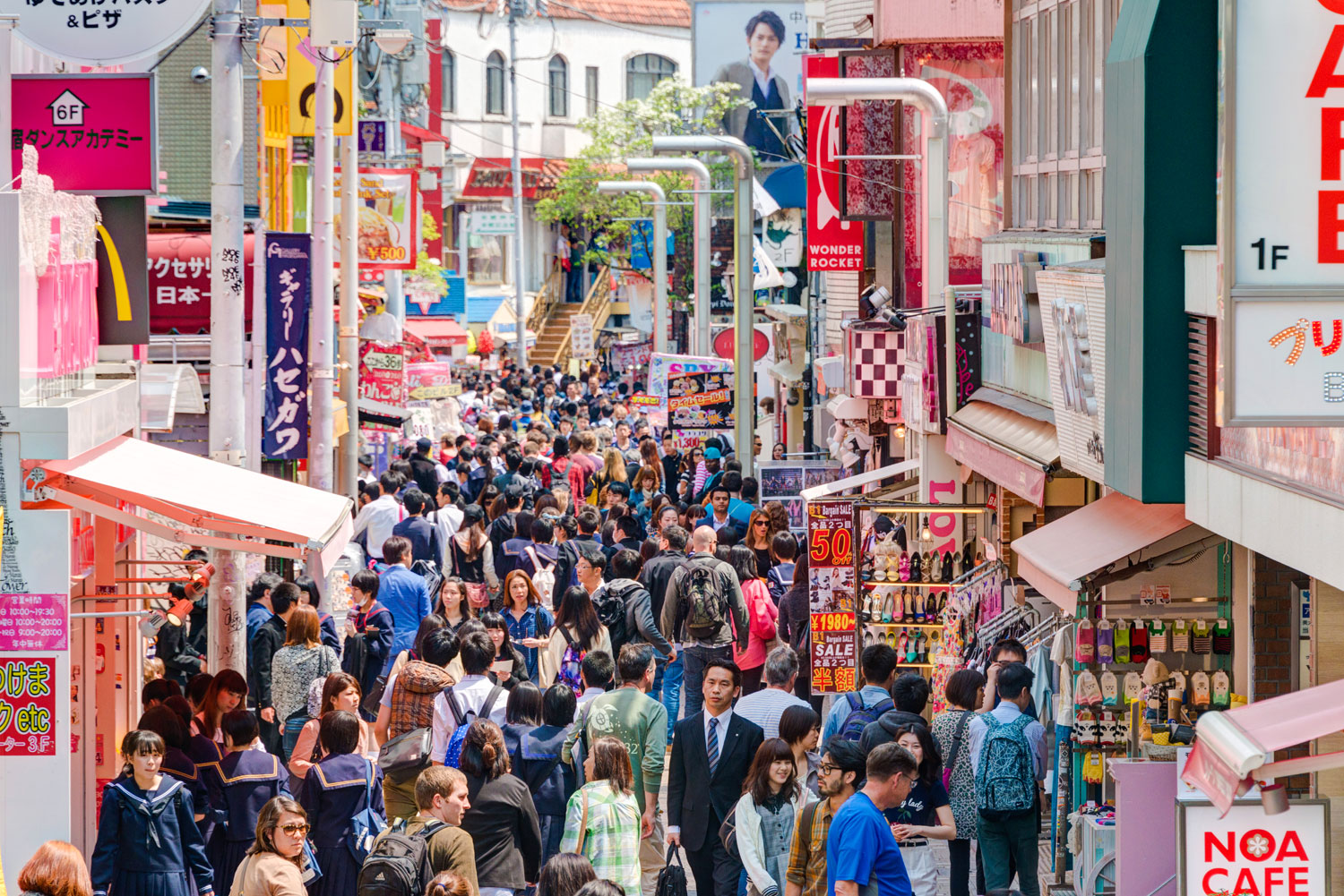 Harajuku vào những ngày chủ nhật