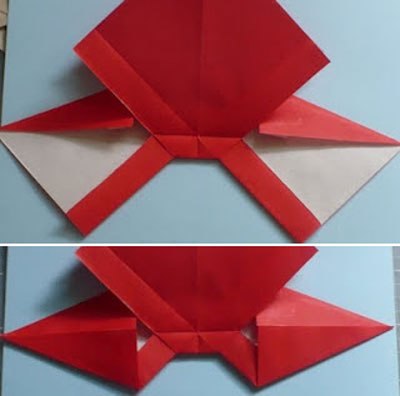 Học gấp nơ bằng giấy bước 7 - học gấp giấy Origami