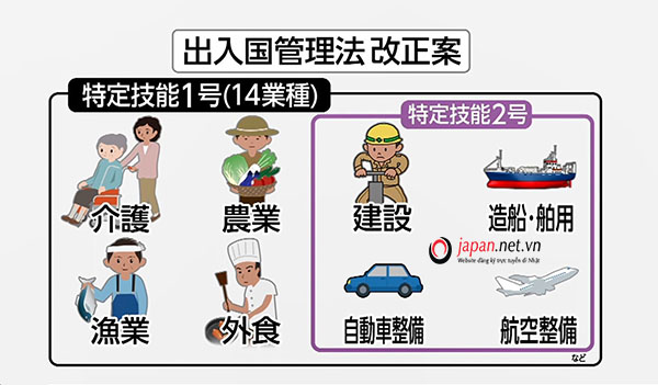 Chi tiết thủ tục xin visa kỹ năng đặc định loại 1 cho thực tập sinh