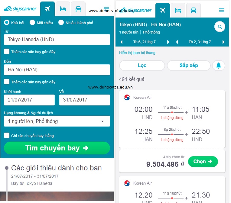 Hướng dẫn săn vé máy bay giá rẻ về Việt Nam